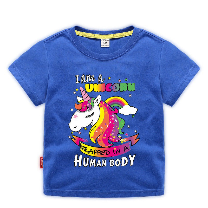 Kurzärmeliges Kinder-T-Shirt für den Sommer