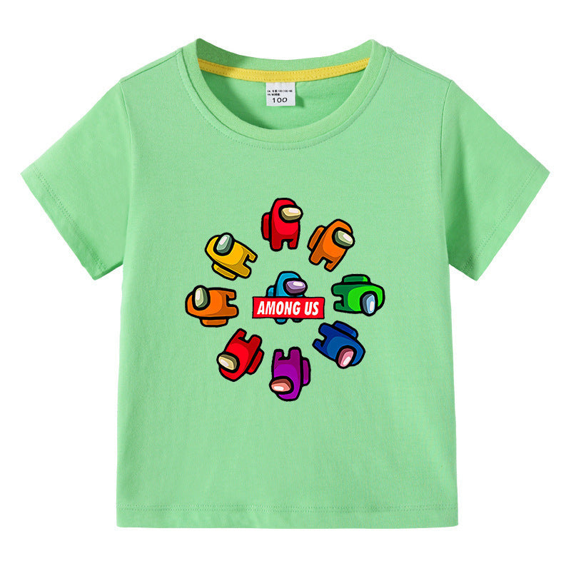 Kinder-Sommer-Kurzarm-T-Shirt