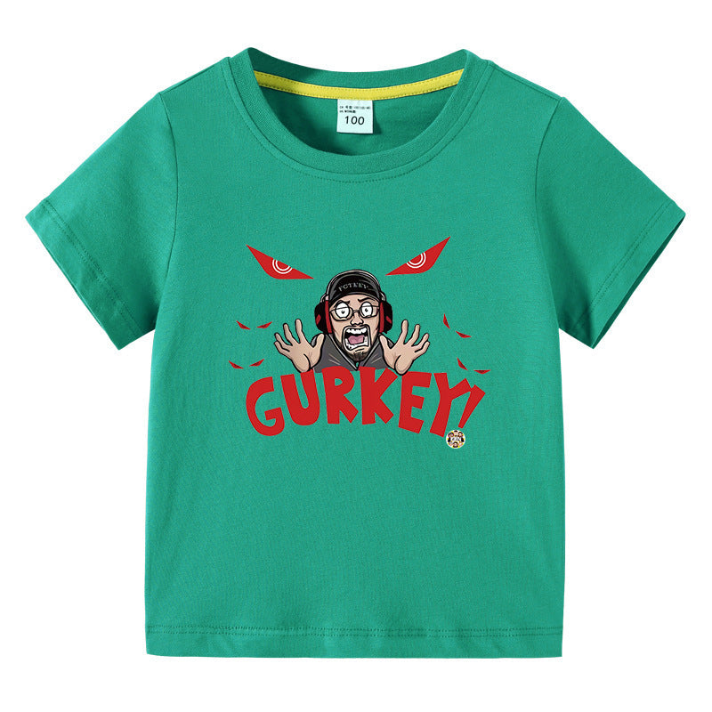 Kinder-Sommer-Kurzarm-T-Shirt