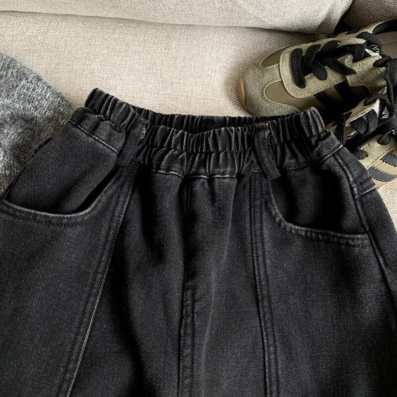 Mädchen Winter-Overall Samtjeans für Kinder