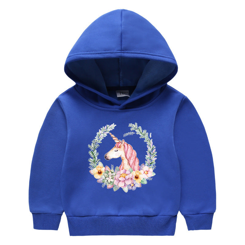 Kapuzenpullover mit Einhorn