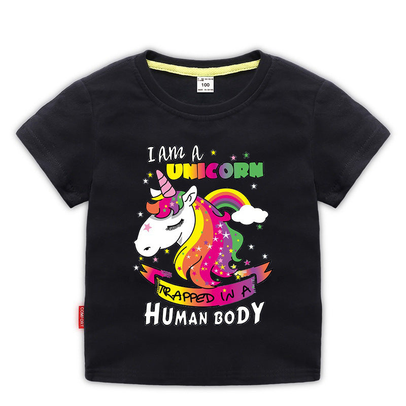 Kurzärmeliges Kinder-T-Shirt für den Sommer