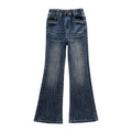 Girls' Flared Jeans, Casual Pants for Middle and Older Children
