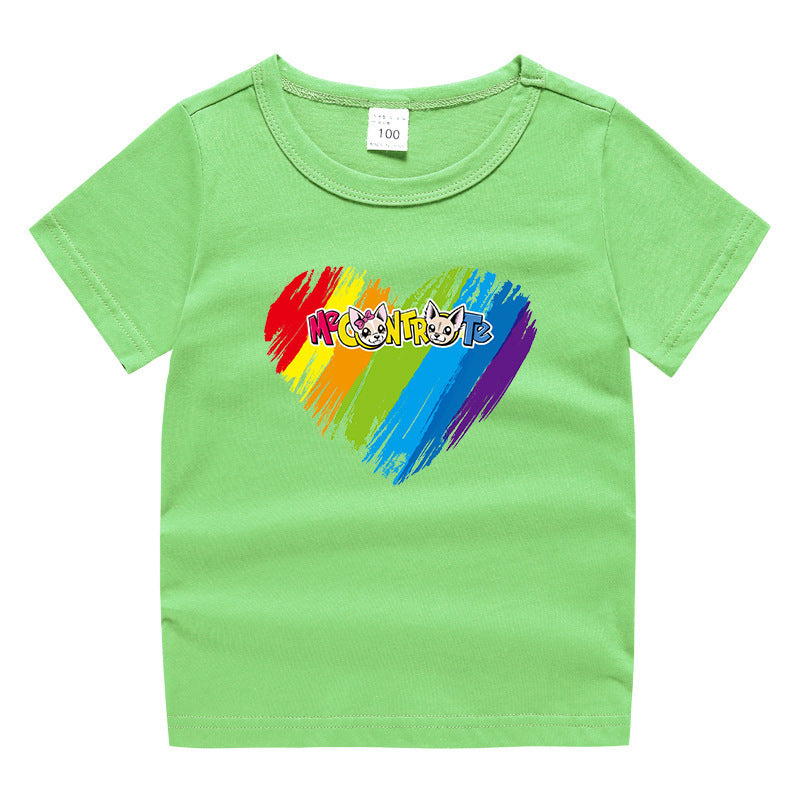Sommerliches Kurzarm-T-Shirt für Kinder