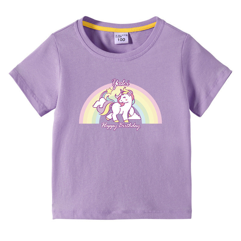 Kinder Sommer Kurzarm-T-Shirt