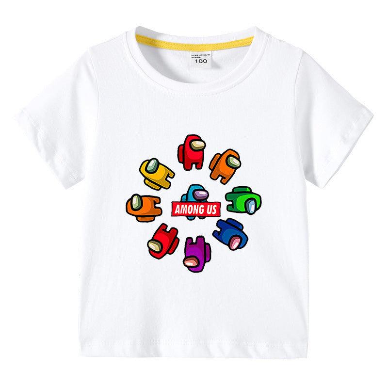 Kinder-Sommer-Kurzarm-T-Shirt