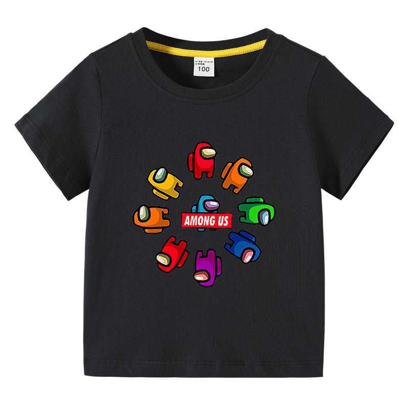 Kinder-Sommer-Kurzarm-T-Shirt