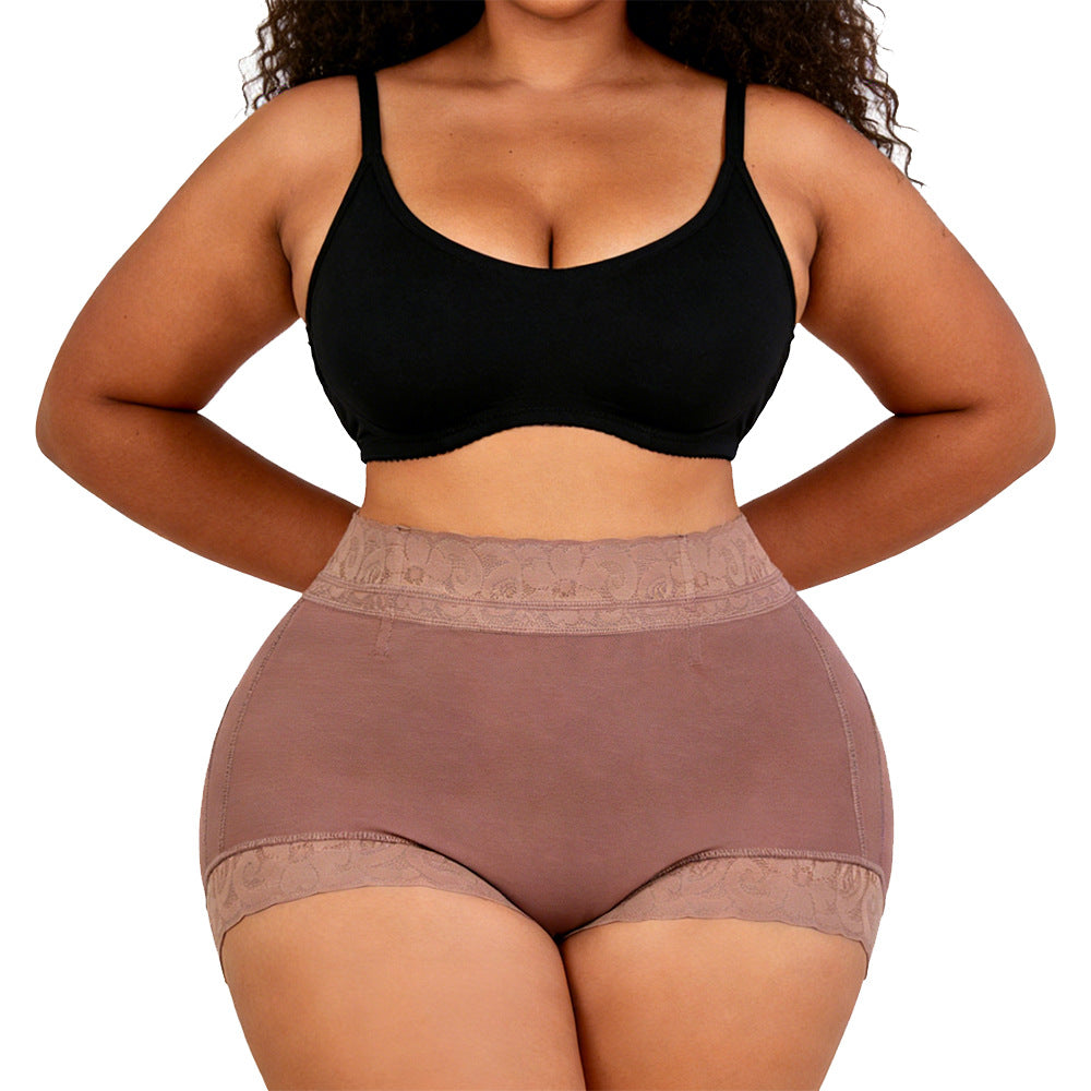 Mittelhohe Taille, Po-straffend, taillenbetonend, Bauchhose, figurformend, eng anliegend, Po-hebend, dreieckige Formunterwäsche für Damen