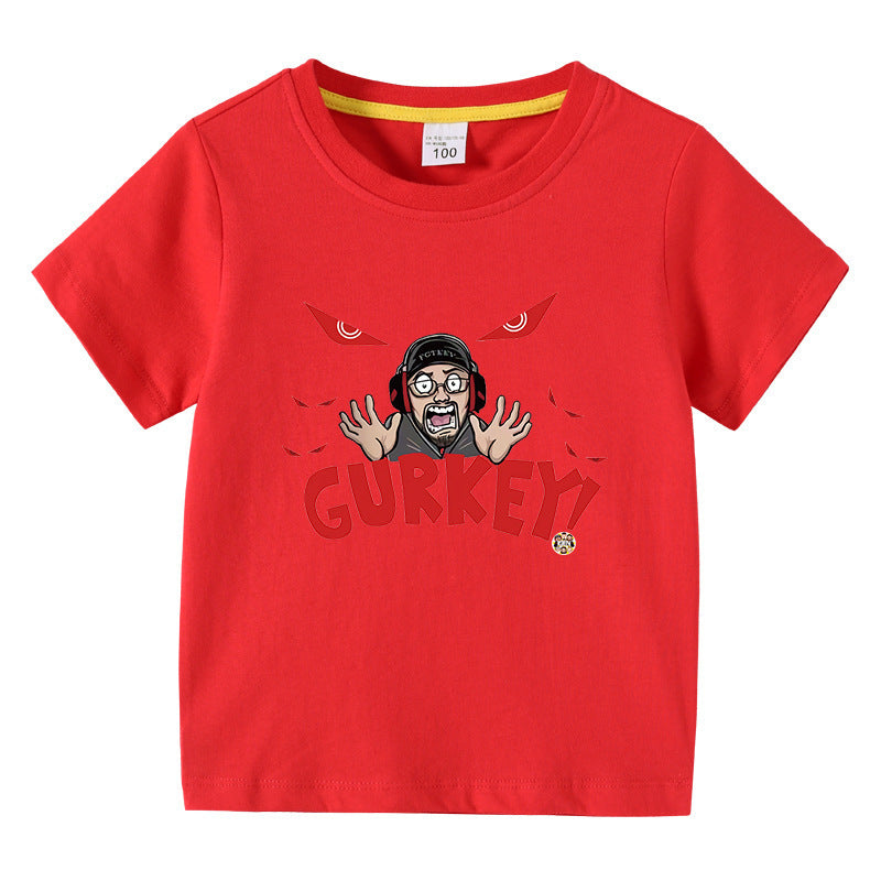 Kinder-Sommer-Kurzarm-T-Shirt