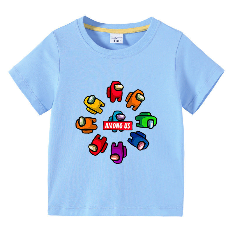 Kinder-Sommer-Kurzarm-T-Shirt