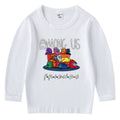 T-shirt manches longues enfant – Col rond en coton
